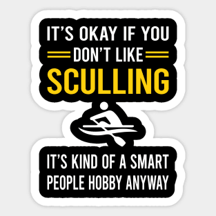 Smart People Hobby Sculling Sticker